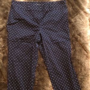 ANN TAYLOR Factory Polka-dot Dress Slacks